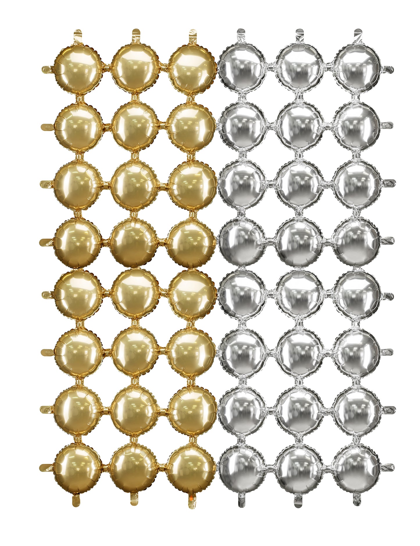 Kétoldalas alumínium lufi dekoráció 78 x 107 cm 