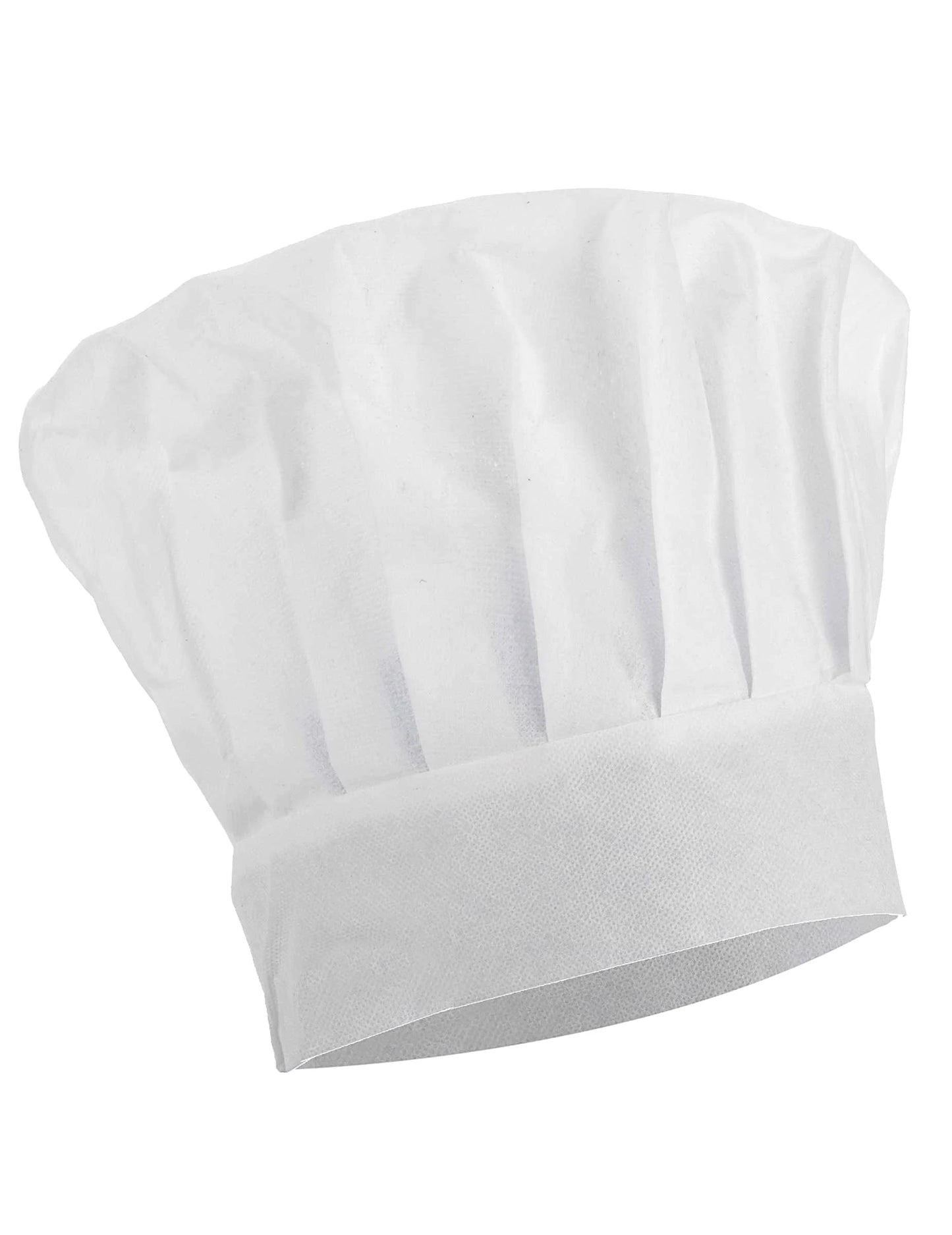 Vue de profil de la toque de cuisinier