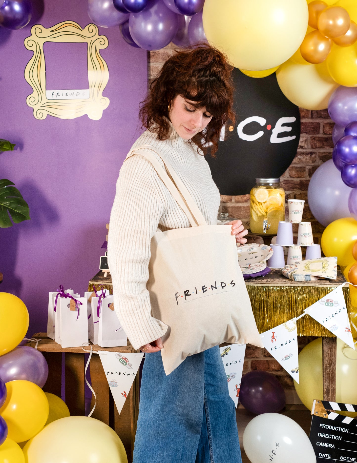 Friends™ pamut táska 28x32cm