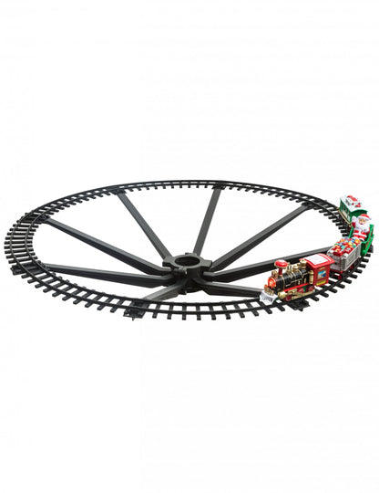 Karácsonyi vonat fára, 23 darabos, világító és animált