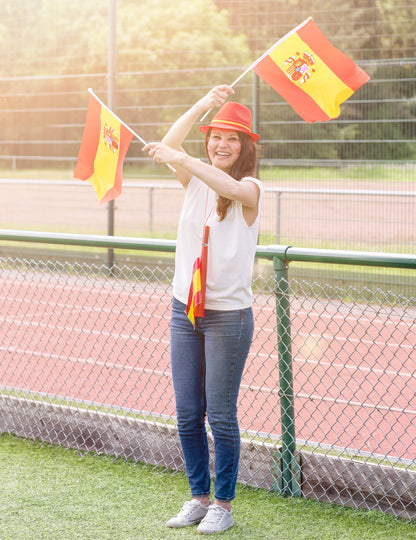 Football trombita zászló támogatással Spanyolország