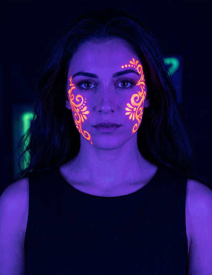 Narancssárga UV neon sminkcső