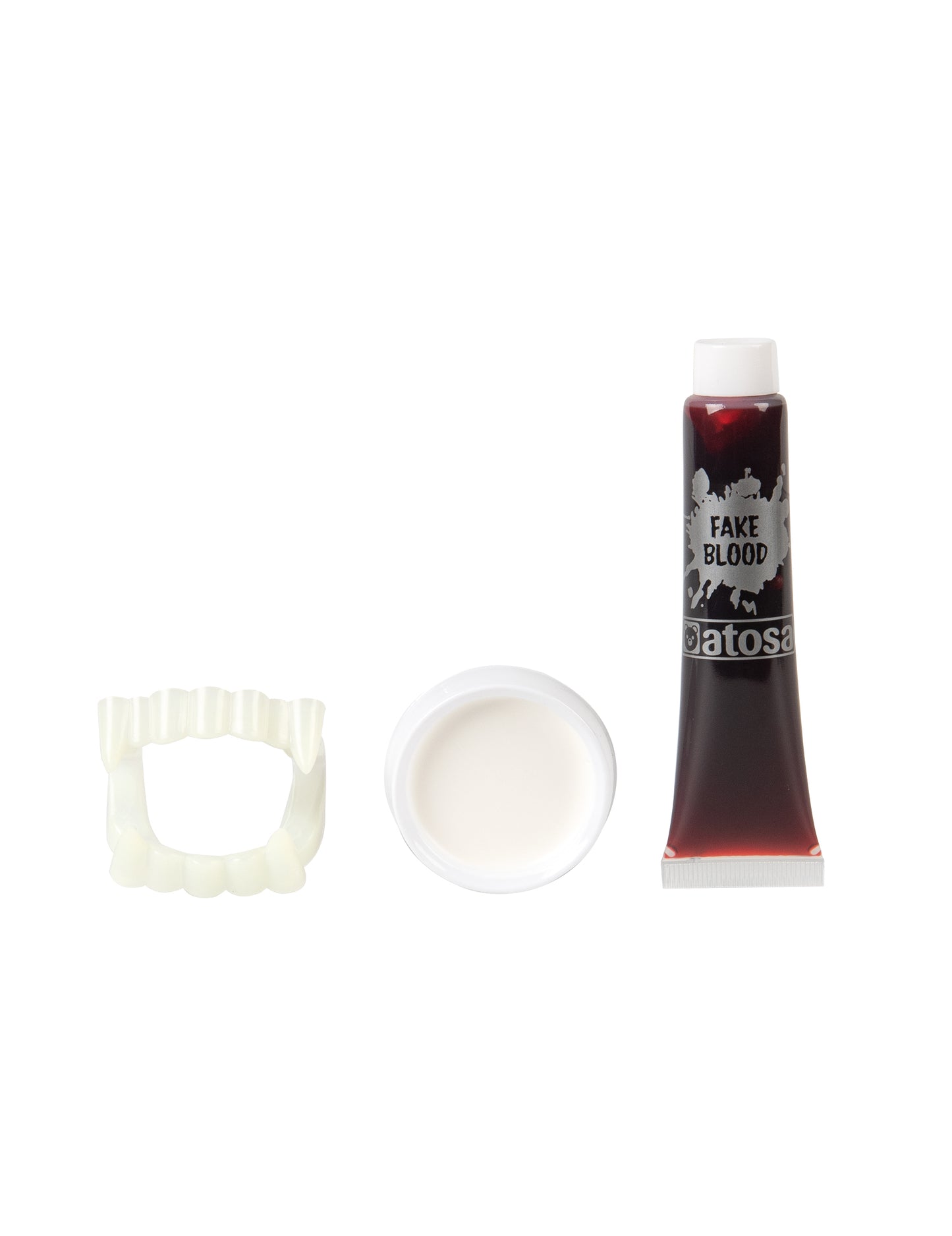 Vércső Halloween fogsorokkal