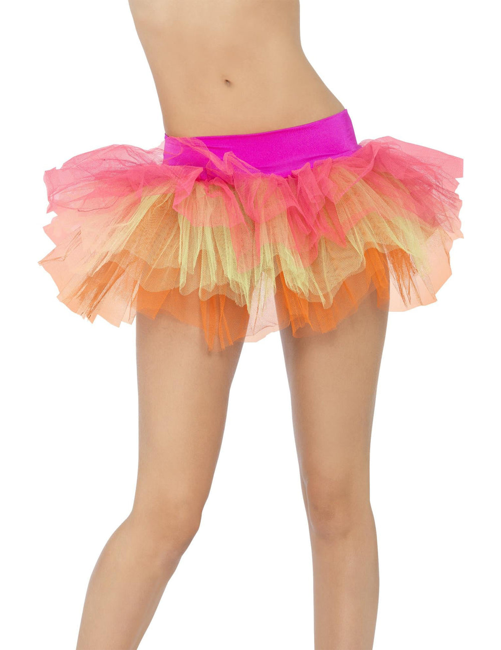 Gros plan sur les couches de tulle du tutu de ballerine pour femme