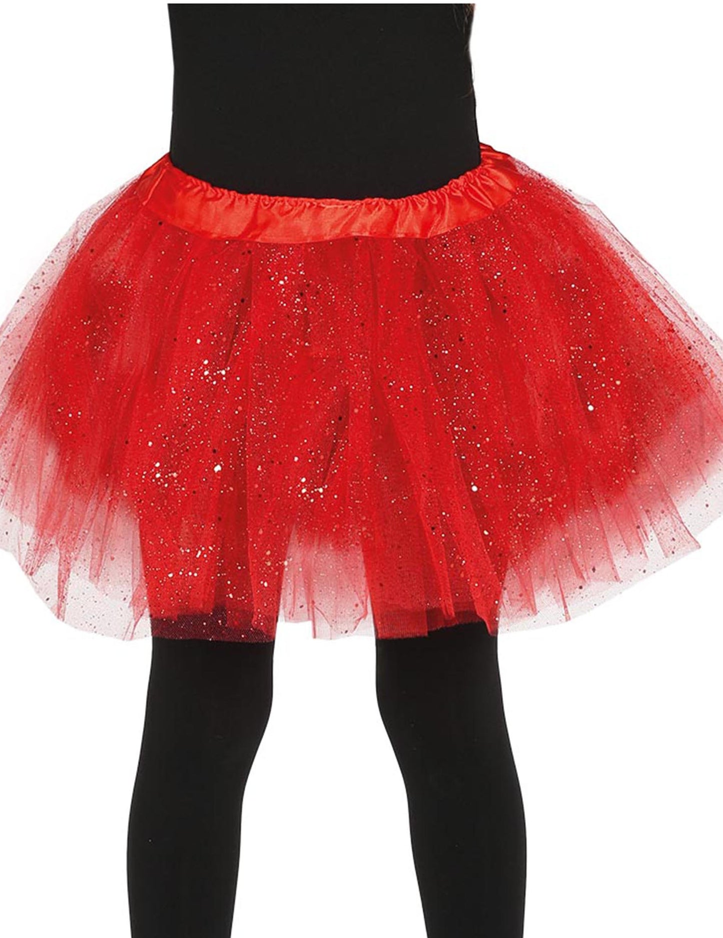 Girl Glitter Red Tutu