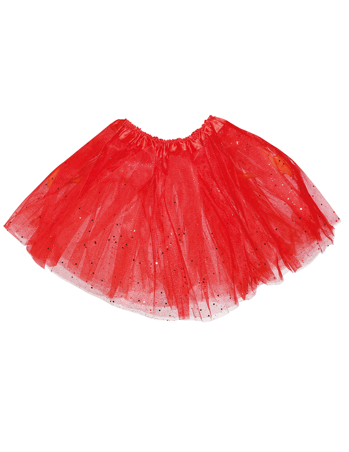 Vue à plat du tutu à paillettes pour fille