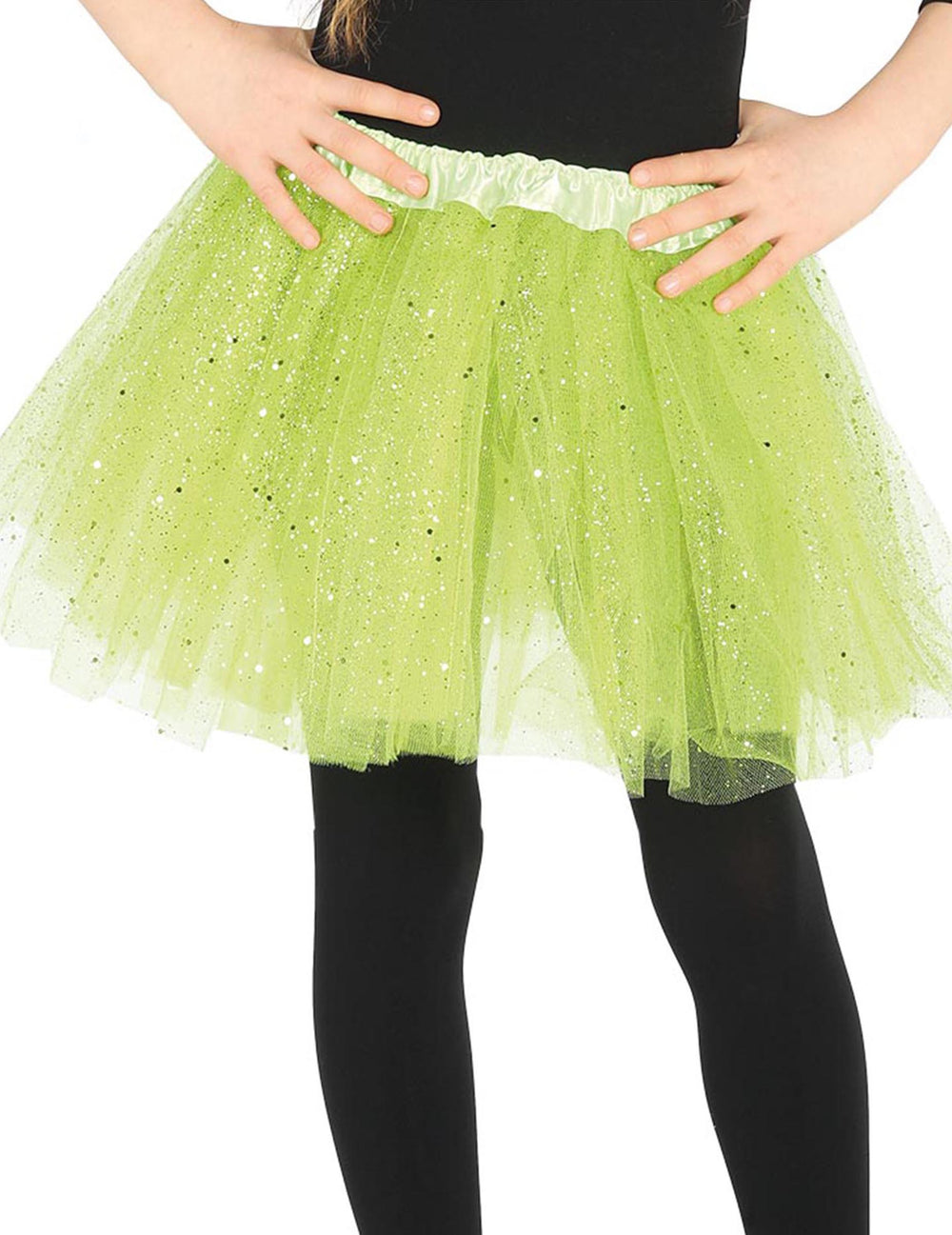 Tutu à paillettes pour fille vert