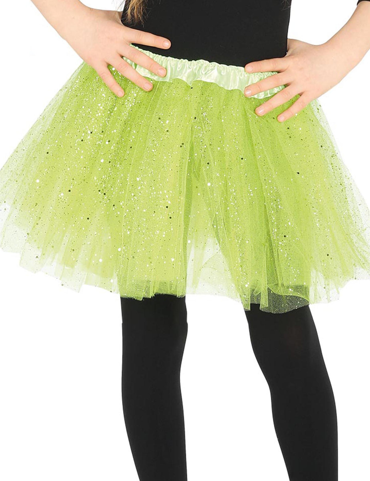 Tutu à paillettes pour fille vert
