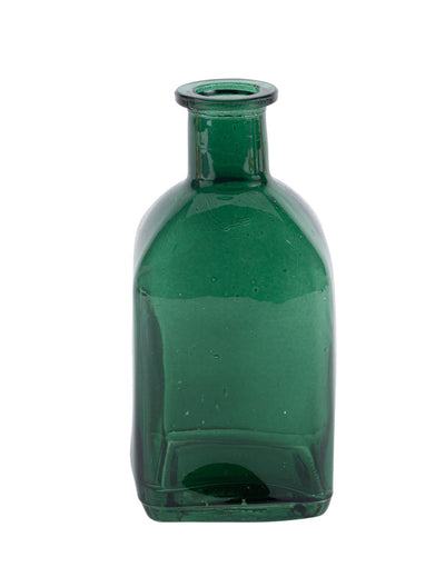 Sötétzöld üvegváza 29 cl
