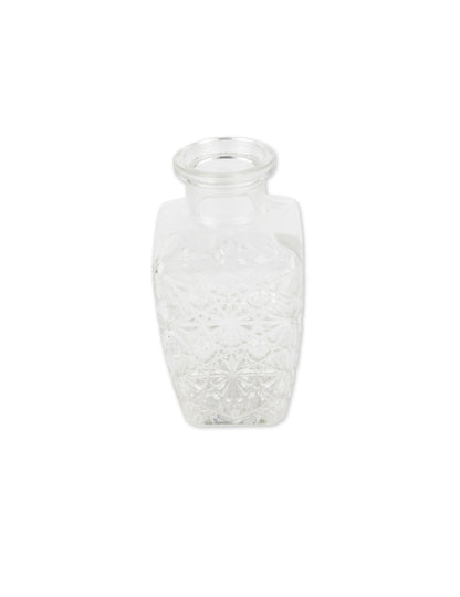 Váza régi négyzet alakú üveg 6,5 x 12,5 cm - 250 ml