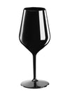 Fekete talpas borospohár 47 cl