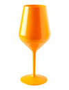 Narancssárga talpas borospohár 47 cl