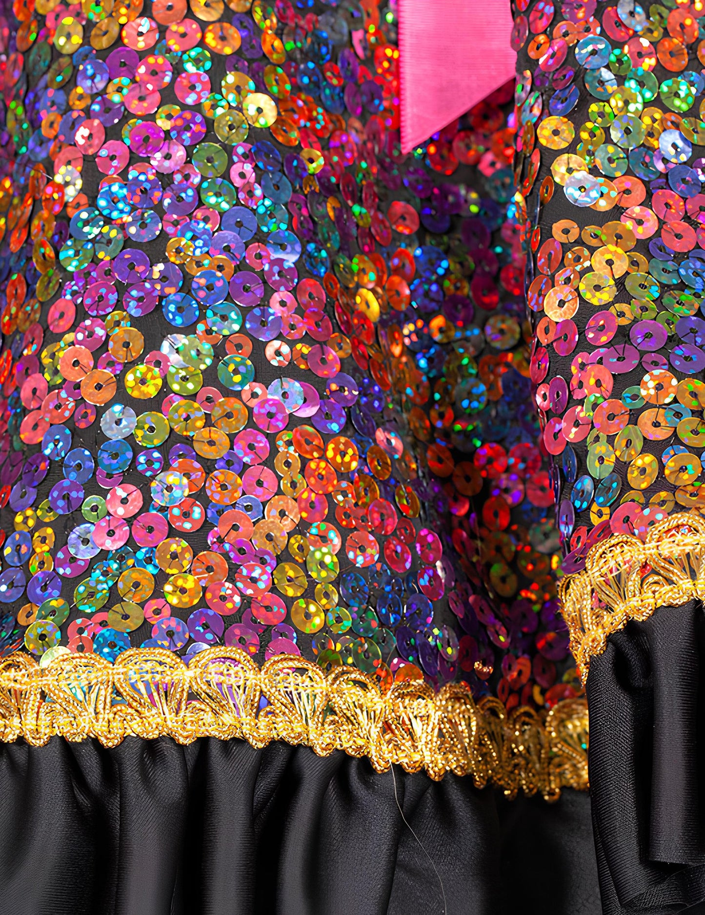 Luxus női többszínű flitteres kabát