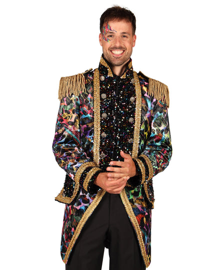 Luxus férfi karneváli dzseki neon színekben