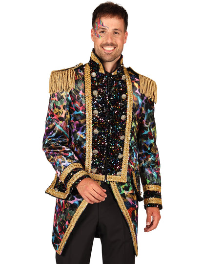 Luxus férfi karneváli dzseki neon színekben