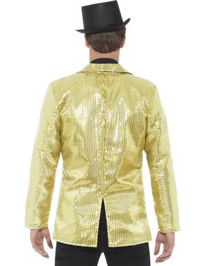 Disco arany kabát luxus férfi flitterekkel