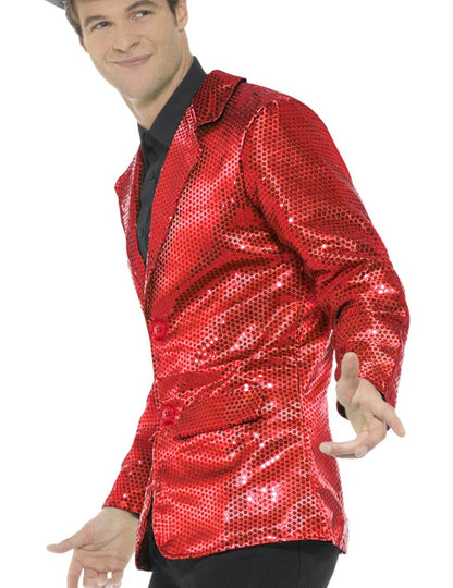Piros disco dzseki luxus emberrel