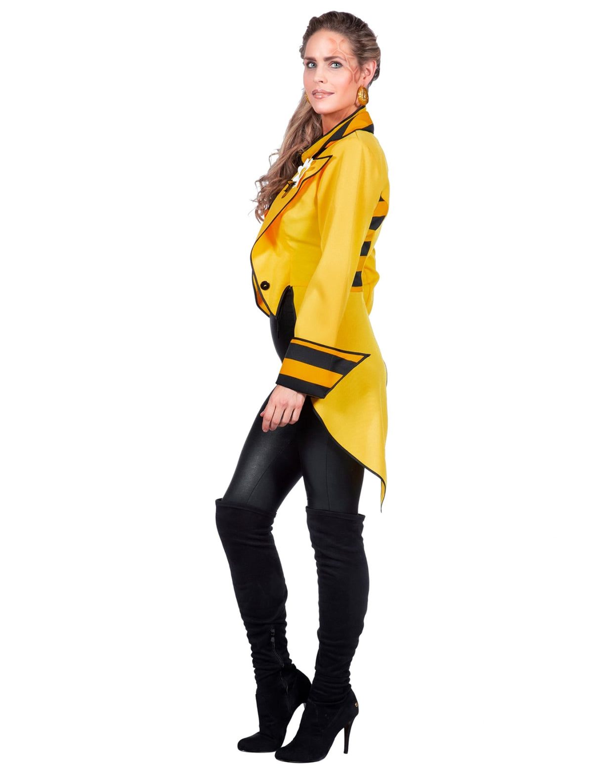 Vue de profil de la veste queue de pie abeille