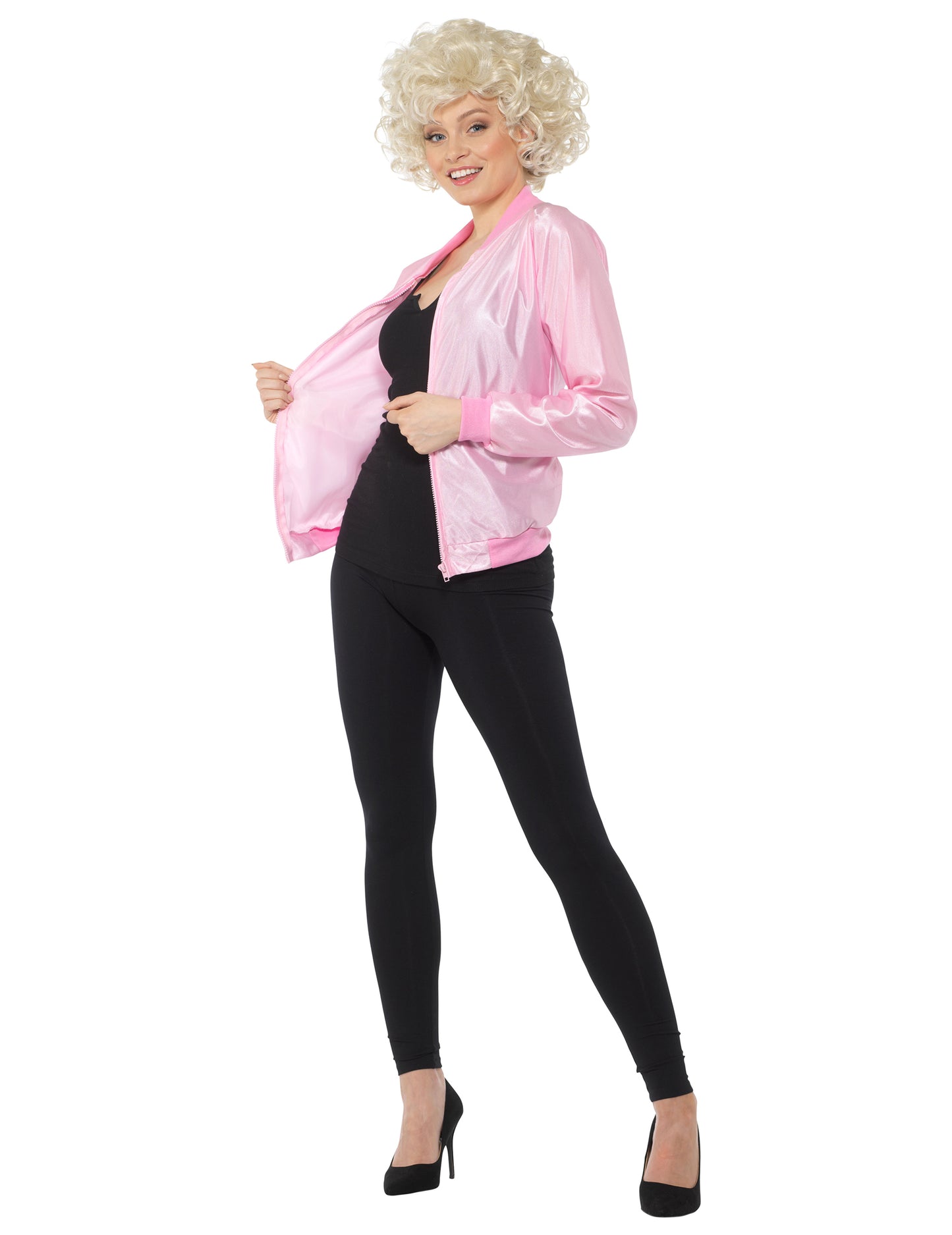 1950 -es évek rózsaszín kabát nő