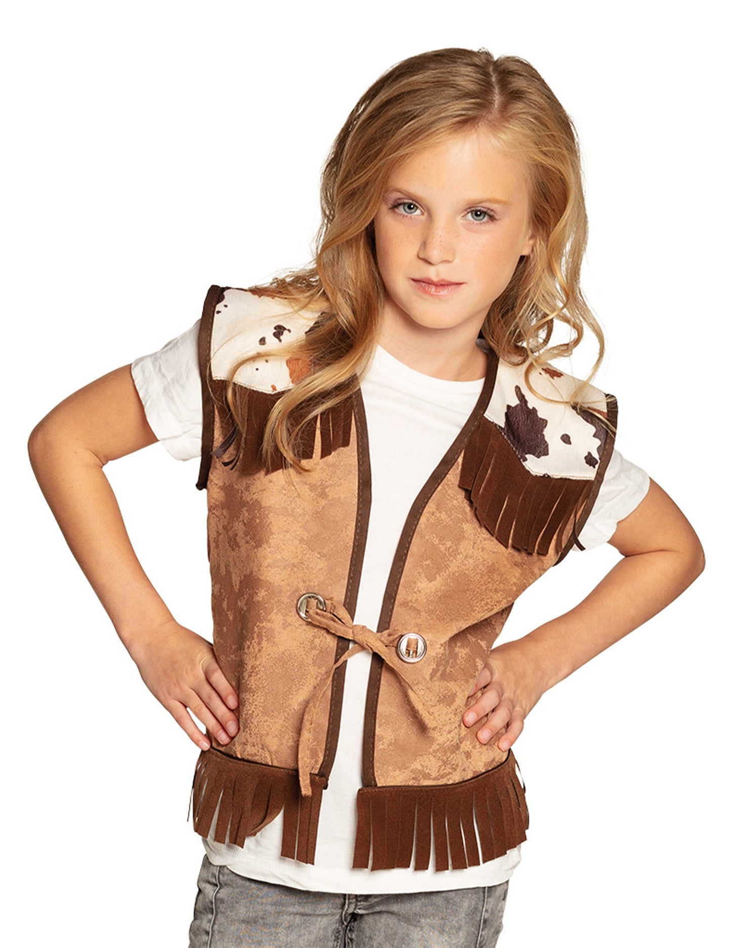 Clear Brown Western kabát