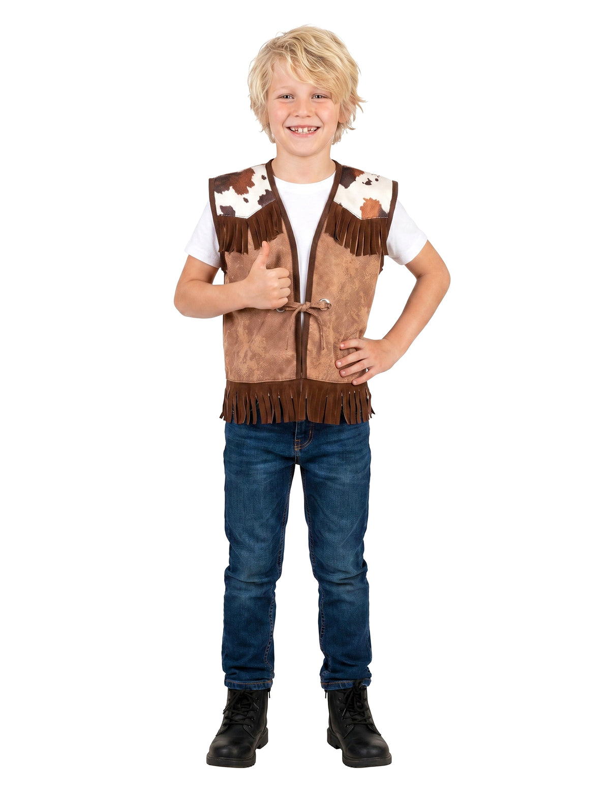 Clear Brown Western kabát