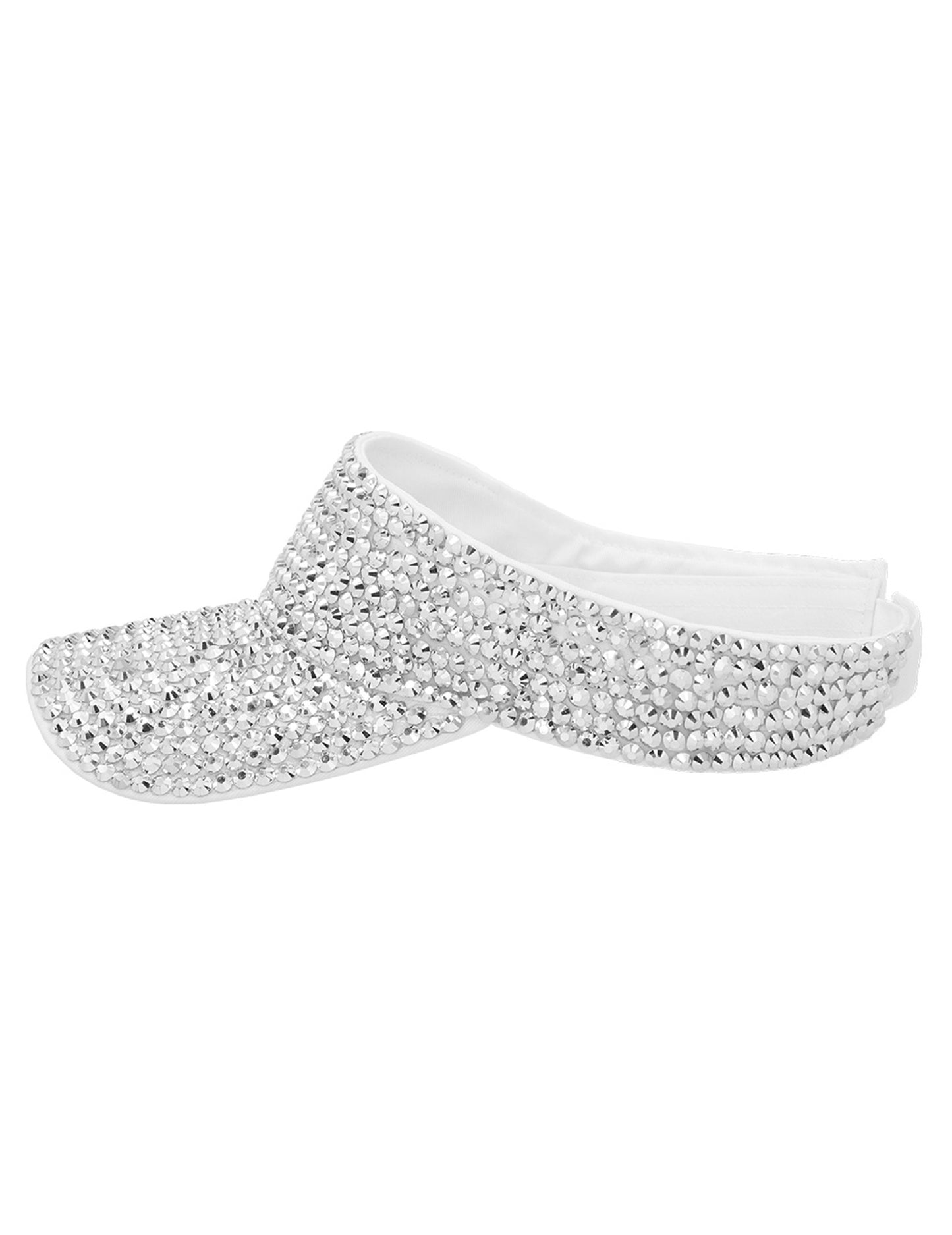 Felnőtt ezüst strassz napellenző