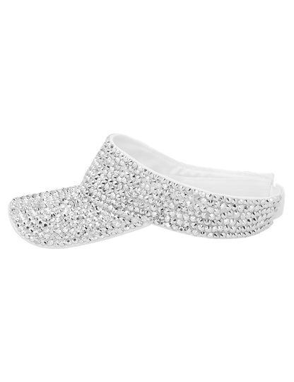 Felnőtt ezüst strassz napellenző