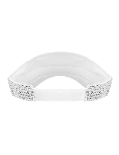 Felnőtt ezüst strassz napellenző