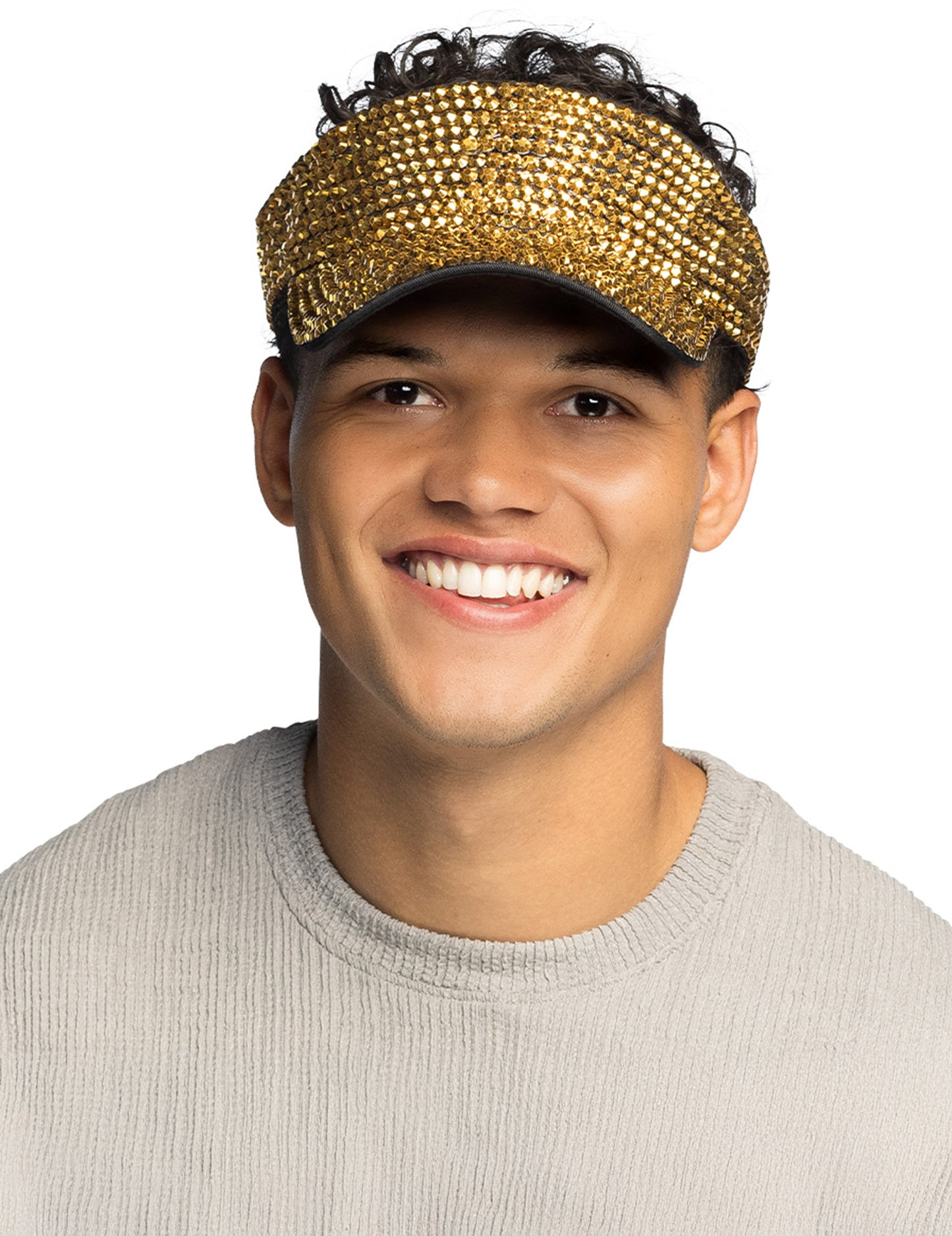 Felnőtt arany strassz napellenző