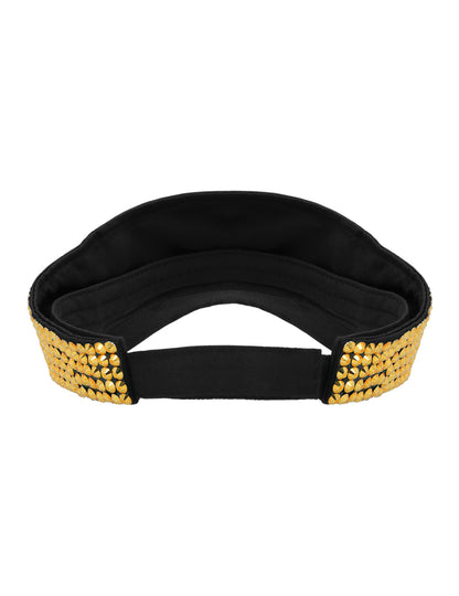 Felnőtt arany strassz napellenző