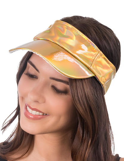 Arany színű, irizáló napellenző felnőtteknek 