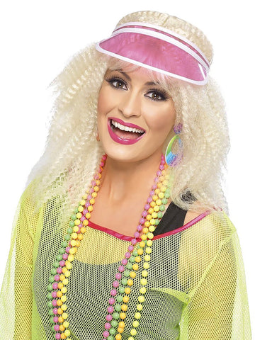 Felnőtt rózsaszín pókerjátékos napellenző