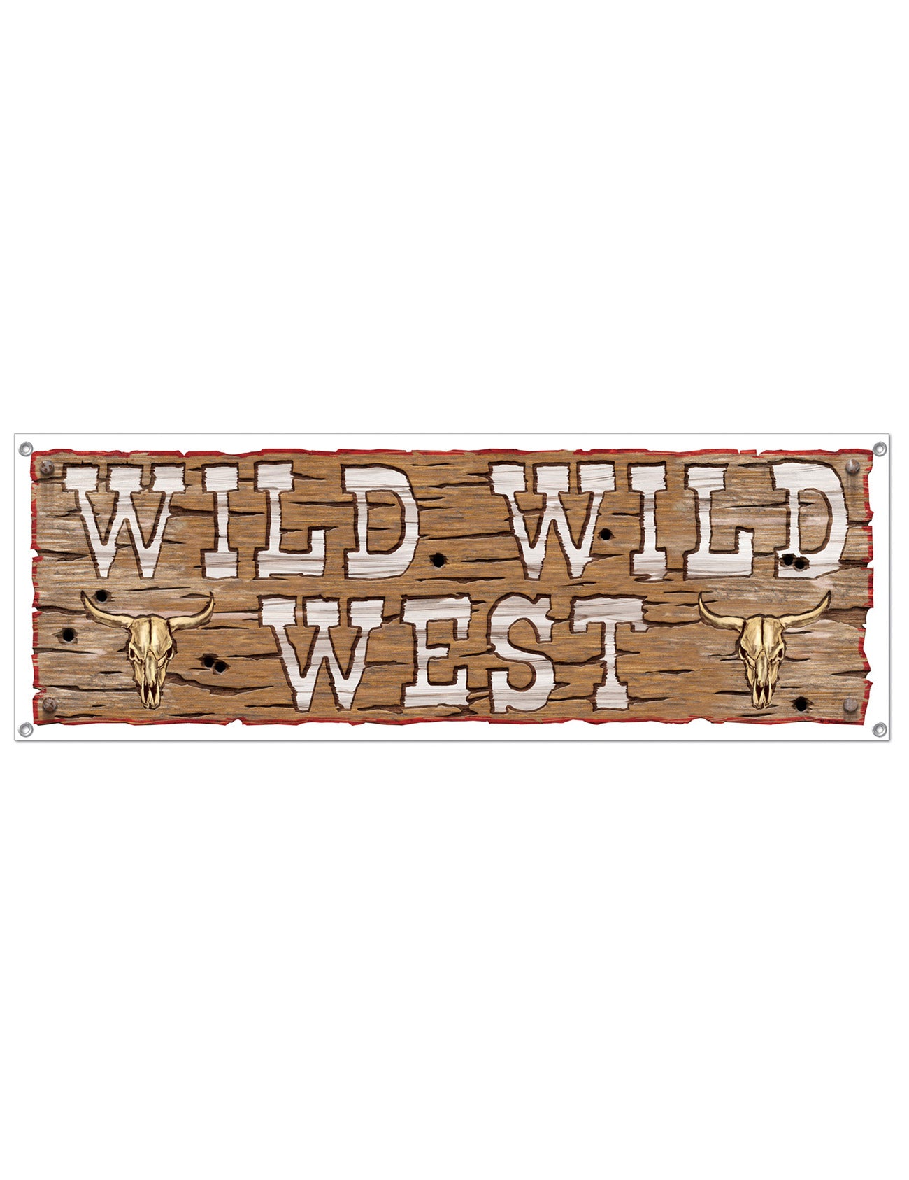 Wild Wild West 1,5 m x 53,3 cm műanyag zászló