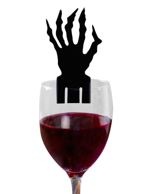 Elhelyezés egy halloween pohárdíszen sobre egy poháron
